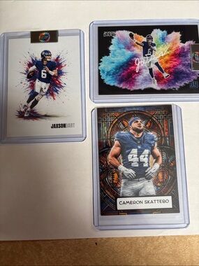 Jaxson Dart Football Art Trading Card - Multicolor